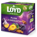 Чай зі зливною та корицею Loyd Plum&Cinnamon 20 пірамідок Польща