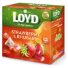 Чай з полуницею та ревенем Loyd Strawberry&Rhubarb 20 пірамідок (40г) Польща