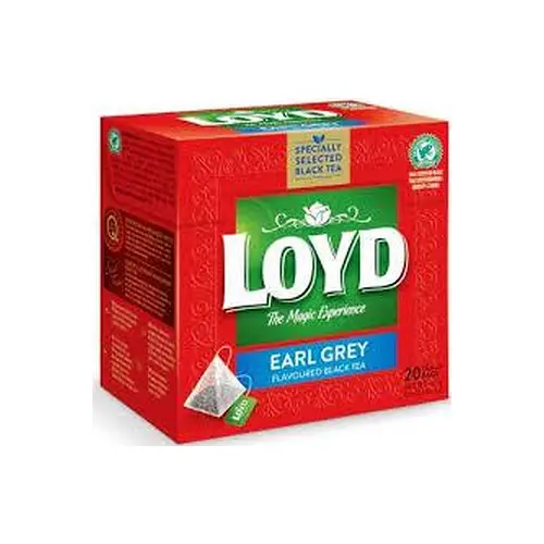 Чай чорний з бергамотом Loyd Earl Grey 20 пірамідок (40 г) Польща