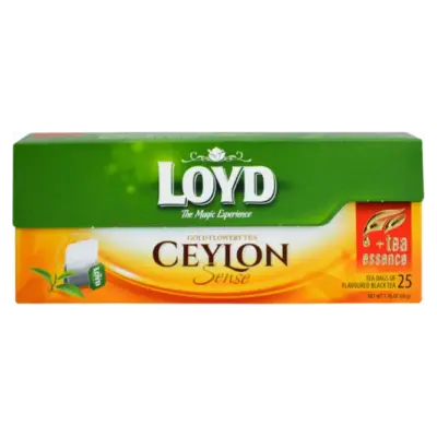 Чай чорний Золотий Цейлон Loyd Ceylon Gold 25 пакет (50 г) Польща