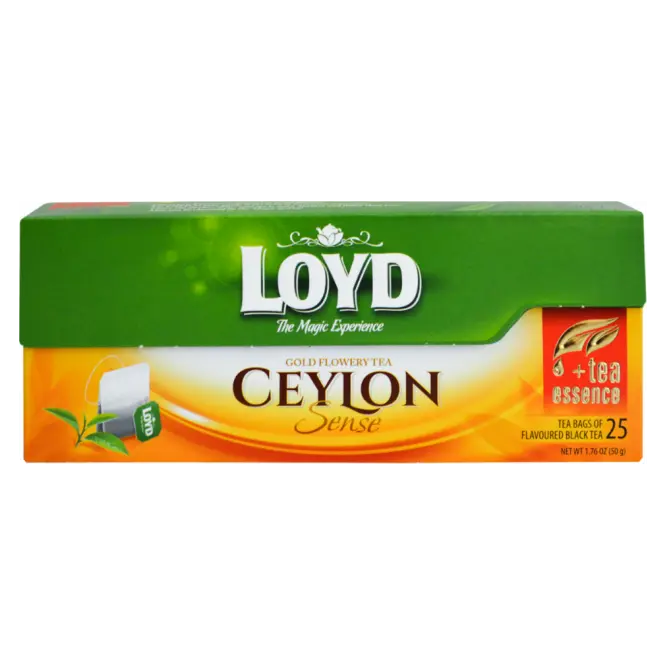 Чай чорний Золотий Цейлон Loyd Ceylon Gold 25 пакет (50 г) Польща