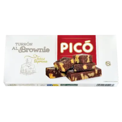 Туррон Марципанова нуга з Брауні БЕЗ ГЛЮТЕНА Turron al Brownie PICO 200 г Іспанія