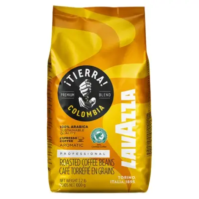 Кава в зернах (екологічно чистий) LavAzza Itierra Premium Selection 100% арабіка 1кг Італія