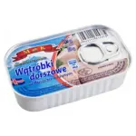 Печінка тріски у власному соусі Evrafish wątróbki rybne w sosie własnym 115г