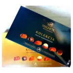Цукерки шоколадні з праліне MAGNETIC Kolekcja 12 смаків 300г