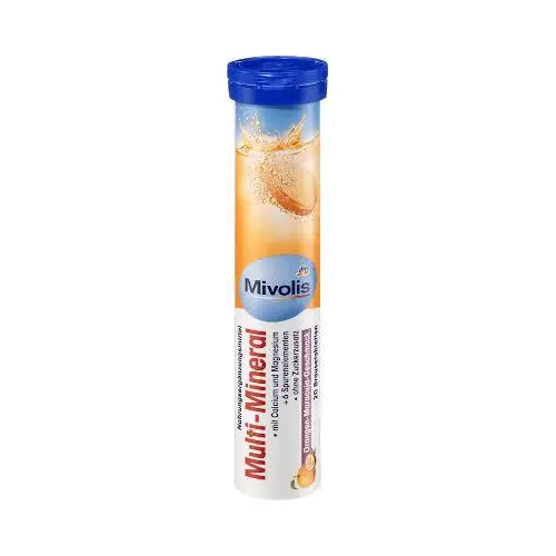 Вітаміни шипучі Mivolis Multi-Mineral Цитрус Німеччина 20 шт.