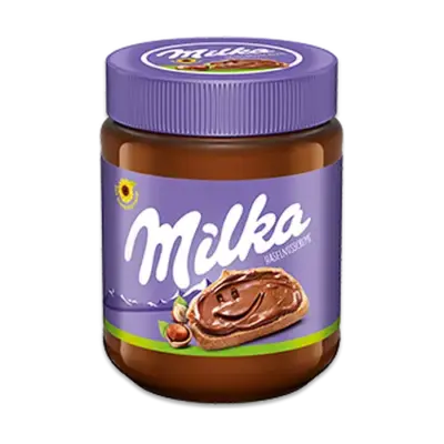 Шоколадна паста (крем) з лісовим горіхом Milka 350г Швейцарія
