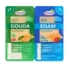 Сир у пластинках Gouda + Edam Mlekpol 500 г (2 х 250 г) Польща