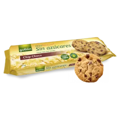 Печиво без цукру зі шматочками шоколаду Gullon Diet Nature Chip Choco Іспанія 150г