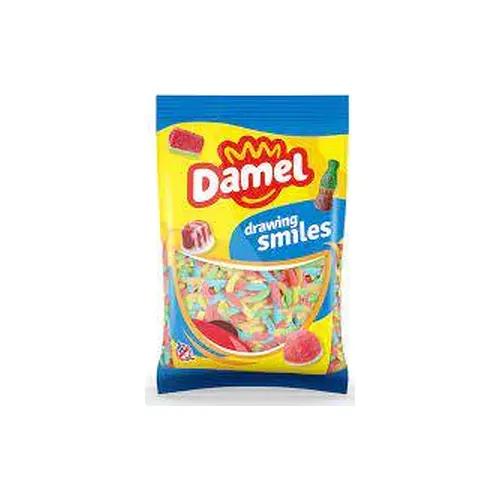 Желейні цукерки без глютену Солодкі черв’ячки Damel Sugar Worms 1 кг Іспанія