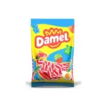 Желейні цукерки без глютену Поцілунки з полуниці Damel Strawberry Twist Kisses 1 кг Іспанія