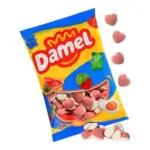 Желейні цукерки без глютену Подвійне серце Damel Strawberry Double heart 1 кг Іспанія