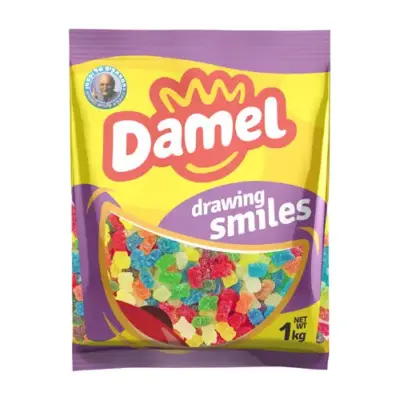 Желейні цукерки без глютену Ведмедики Damel Bears 1 кг Іспанія