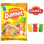 Желейні цукерки без глютену мінімішки цукрові Damel sugar Bear 1 кг Іспанія