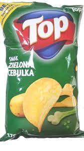 Чіпси TOP Smak Zielona Cebulka 170г