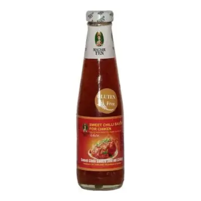 Соус кисло-солодкий чилі без глютену для курки Sweet Chilli sauce for chicken Madam Ten 300 мл Таїланд
