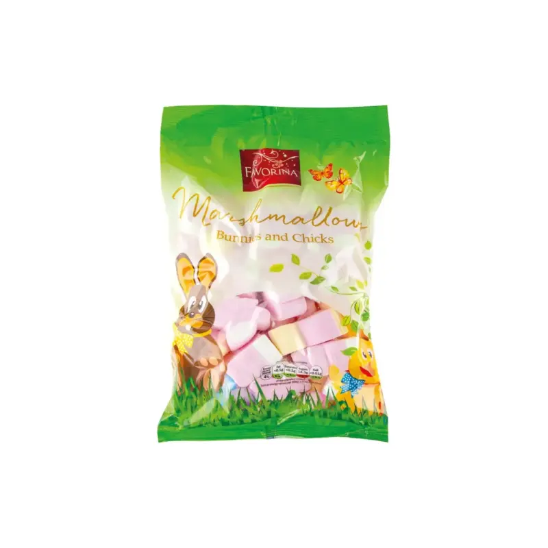 Маршмелоу Кролики та курчата Favorina MARSHMALLOWS 200 г