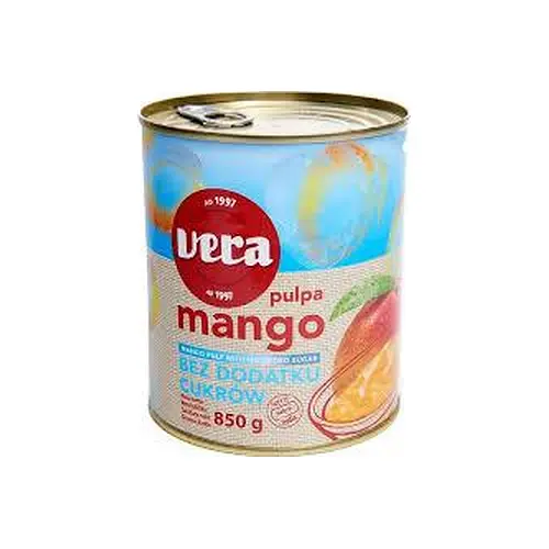 М’якоть манго без додавання цукру Vera Mango pulpa Alphonso 850г