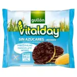 Хлібці без цукру та глютену з кукурудзяною й шоколадом Vitalday Gullon Іспанія 100 г (4х25г)