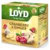 Чай із журавлиною й імбиром Loyd Cranberry&Ginger 20 пірамідок 40 г Польща