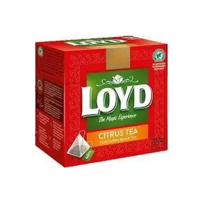 Чай чорний Цитрус Loyd Citrus 20 пірамідок (34г) Польща