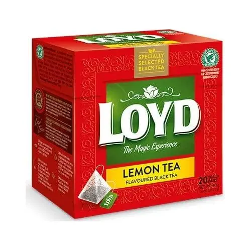 Чай чорний Лимон Loyd Lemon 20 пірамідок (34г) Польща