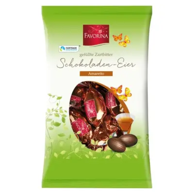 Шоколадні яйця з лікером "Amaretto" Favorina 150 г Німеччина