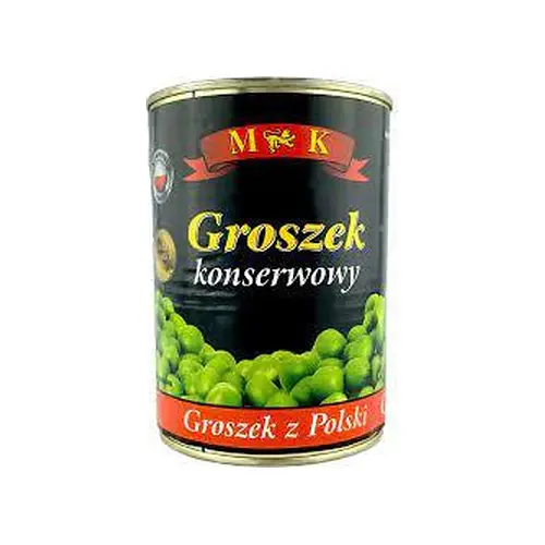Зелений горошок консервований M&K 240/400 г Польща