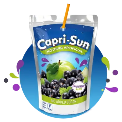 Сік Без цукру Capri-Sun чорна смородина, яблуко 200 мл Німеччина