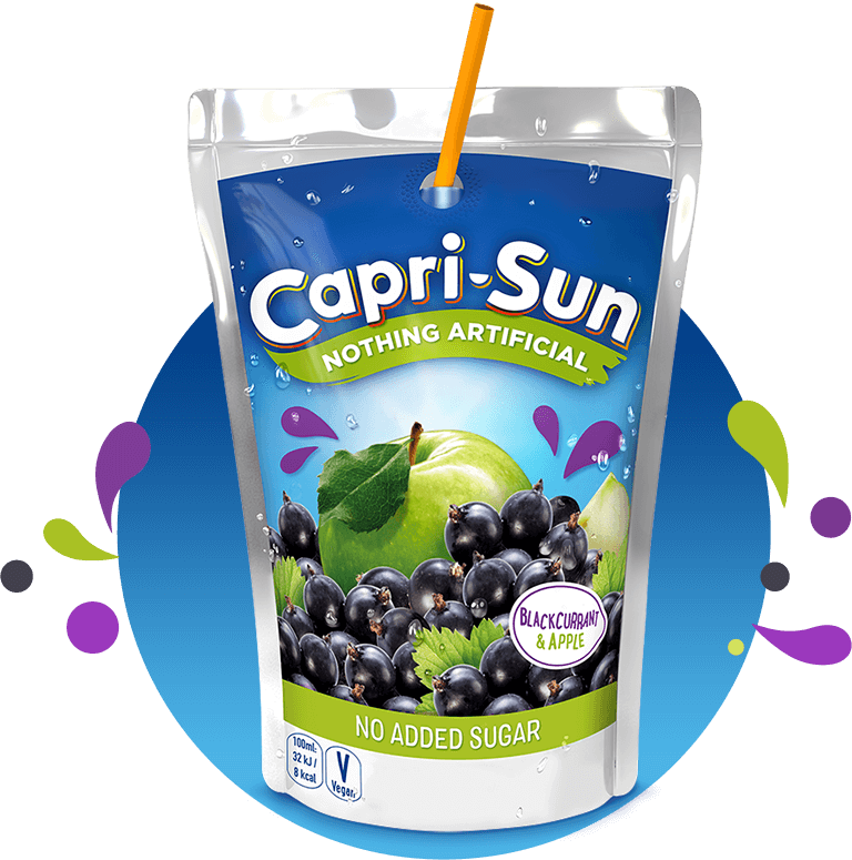 Сік Без цукру Capri-Sun чорна смородина, яблуко 200 мл Німеччина