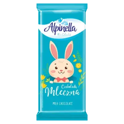 Шоколад "Alpinella", ( молочний Альпінелла), Польща, 90 г