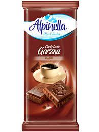 Шоколад чорний "Alpinella Czekolada Gorzka Dark" Альпінелла Польща, 90 г