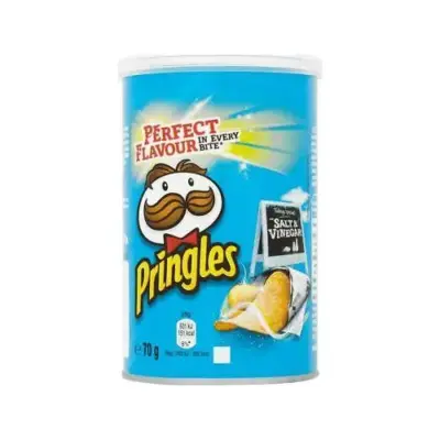 Чіпси з сіллю і оцтом Pringles Salt & Vinegar, 70 г