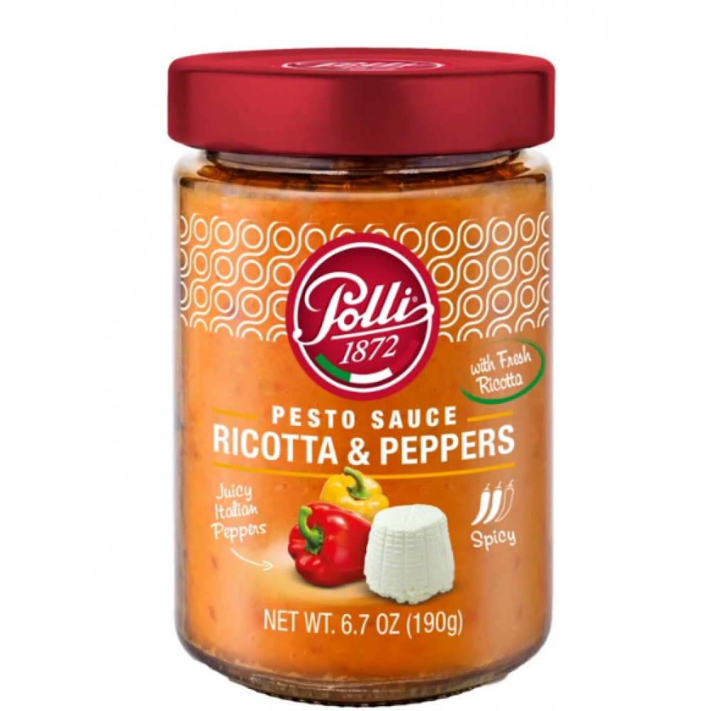 Соус песто Polli Pesto alla Calabrese Ricotta 190г Італія