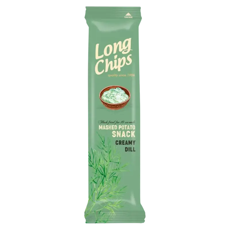 Чіпси сметана кріп Long Chips 75г Латвія