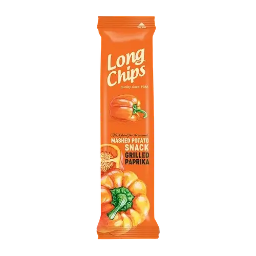 Чіпси паприка Long Chips 75г Латвія