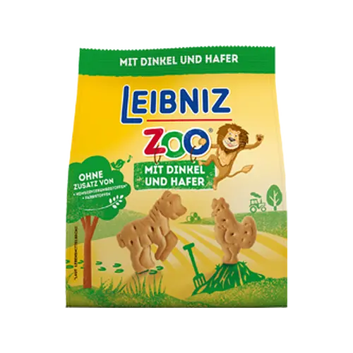 Печиво спельта й овес Зоопарк Bahlsen Leibniz Лейбни Zoo 100 г Німеччина