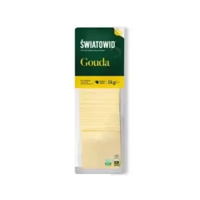 Сир у слайсах Gouda Swiatowid без консервантів 1 кг Польща