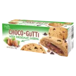 Печиво начинка фундука та шматочки шоколаду   Bogutti Choco Gutti 160г