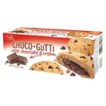 Печиво шоколадною начинкою та шматочками шоколаду  Bogutti Choco Gutti 160г