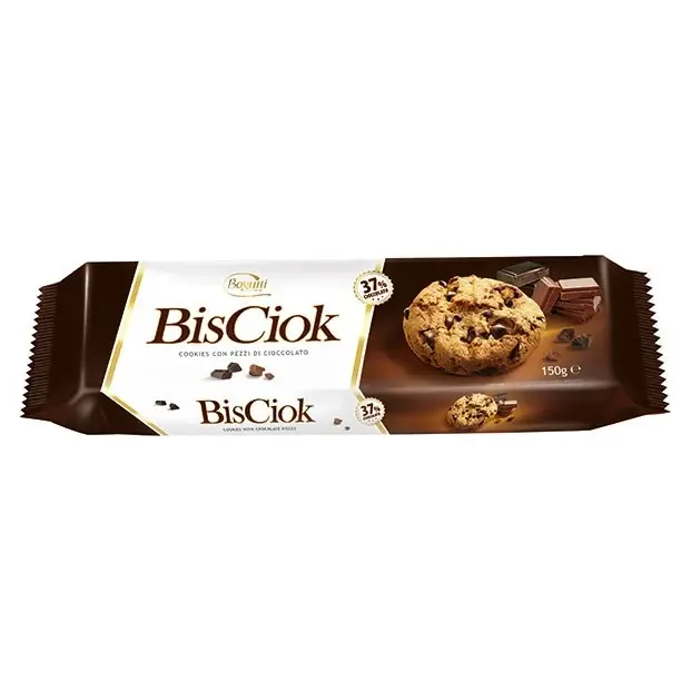 Печиво зі шматочками шоколаду Bogutti BisCiok  150г