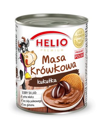 Згущене молоко зі смаком цукерокук Helio Masa krowkowa 400 г Польща