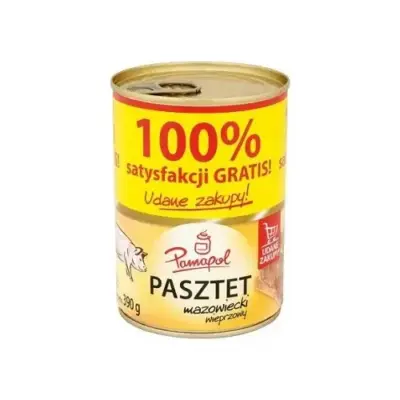 Паштет свинячий Papamol 100% Польща 390г