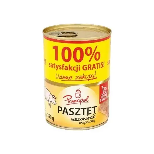 Паштет свинячий Papamol 100% Польща 390г