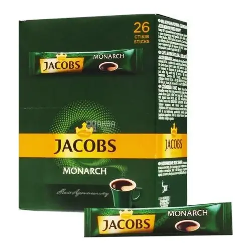 Кава розчинна Jacobs Monarch (Якобс Монарх) у стиках (1,8 г) 1 стик