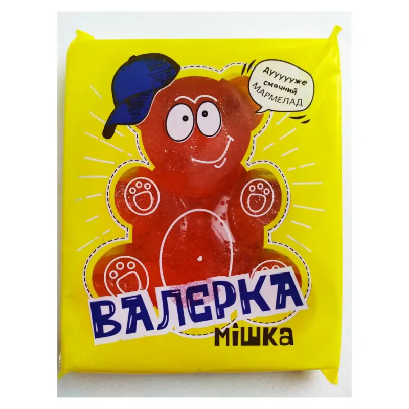 Мармелад зі смаком Полуниці “Ведмедик Валерка” 100г