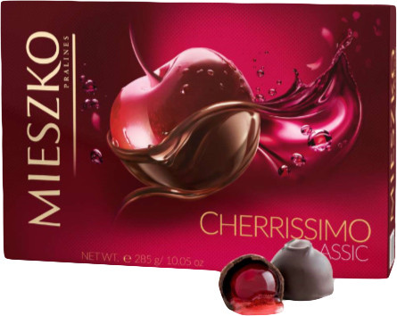 Цукерки шоколадні Вишня з лікером Mieszko Cherrissimo Classic 285 г