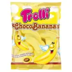 Маршмеллоу бананове з шоколадною начинкою Trolli Choco Bananas 150г Німеччина