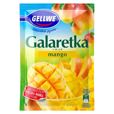 Желе (Galaretka) зі смаком манго Gellwe Польща 75г