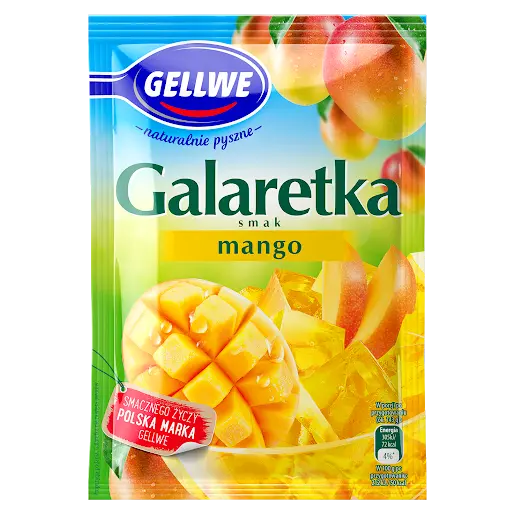 Желе (Galaretka) зі смаком манго Gellwe Польща 75г